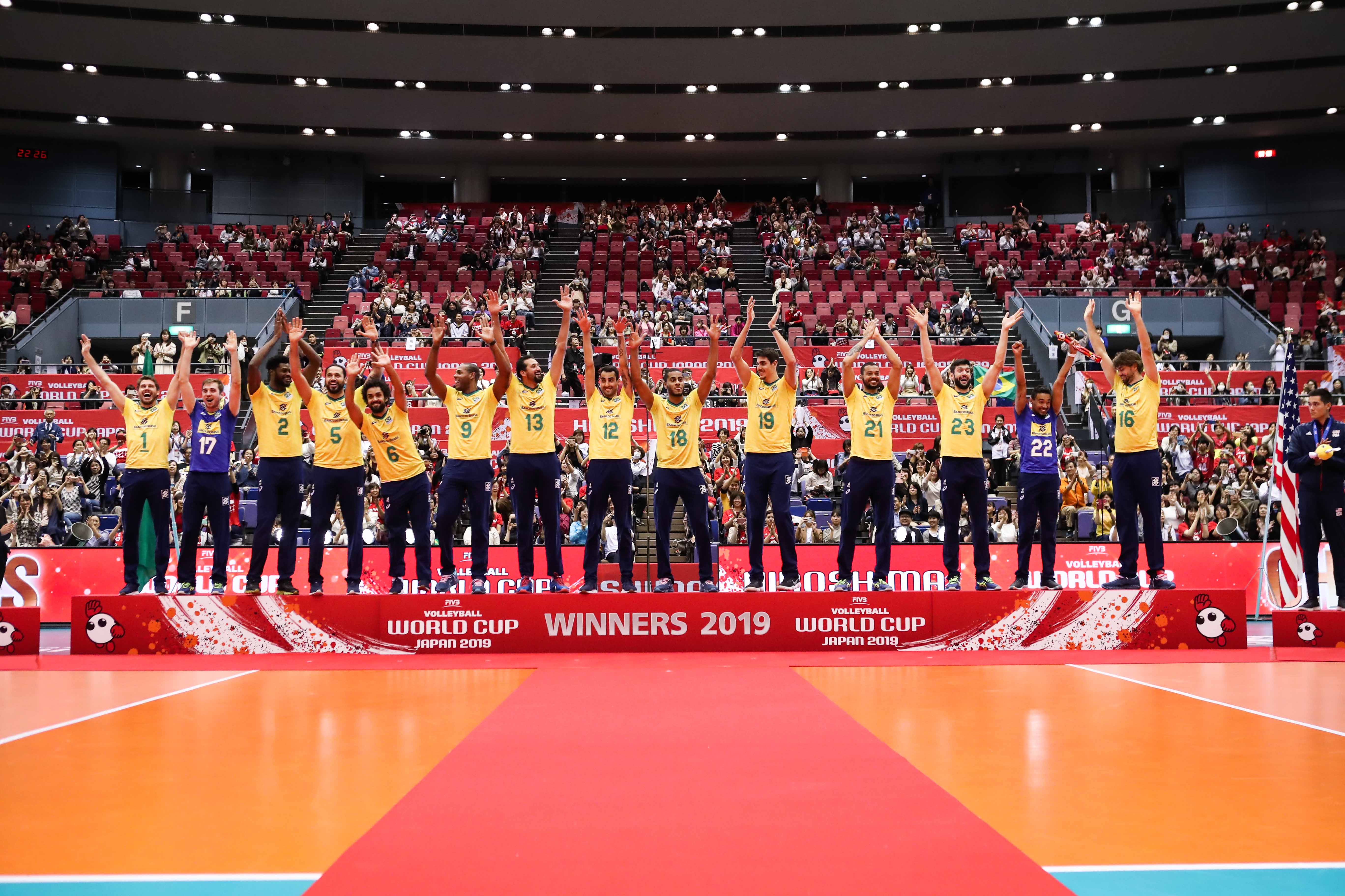 Le Brésil vainqueur de la Coupe du Monde 2019 de la FIVB