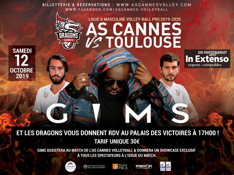 Concours Nice Matin pour des places AS Cannes vs Spacer’s Toulouse et le showcase privé de Maitre Gims