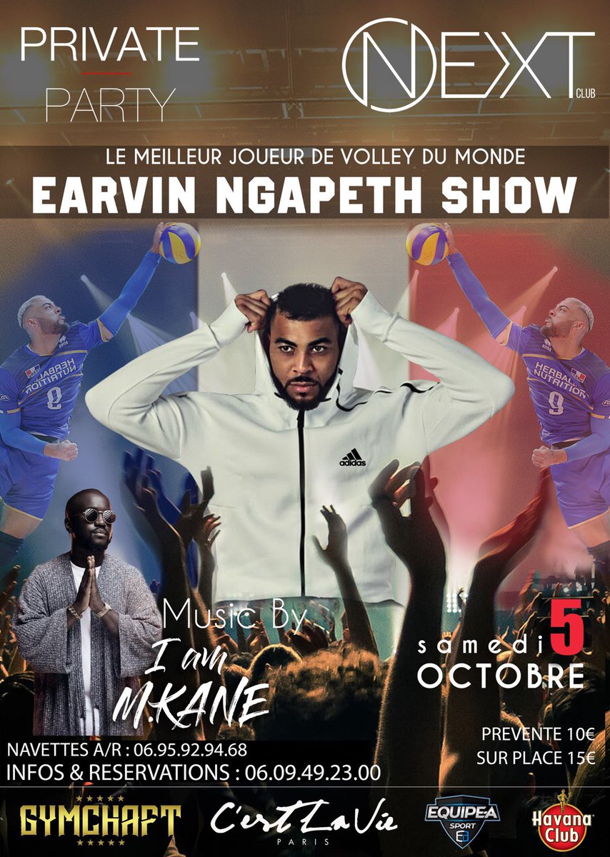 La star du volley Earvin Ngapeth fait son show de star du rap à Poitiers
