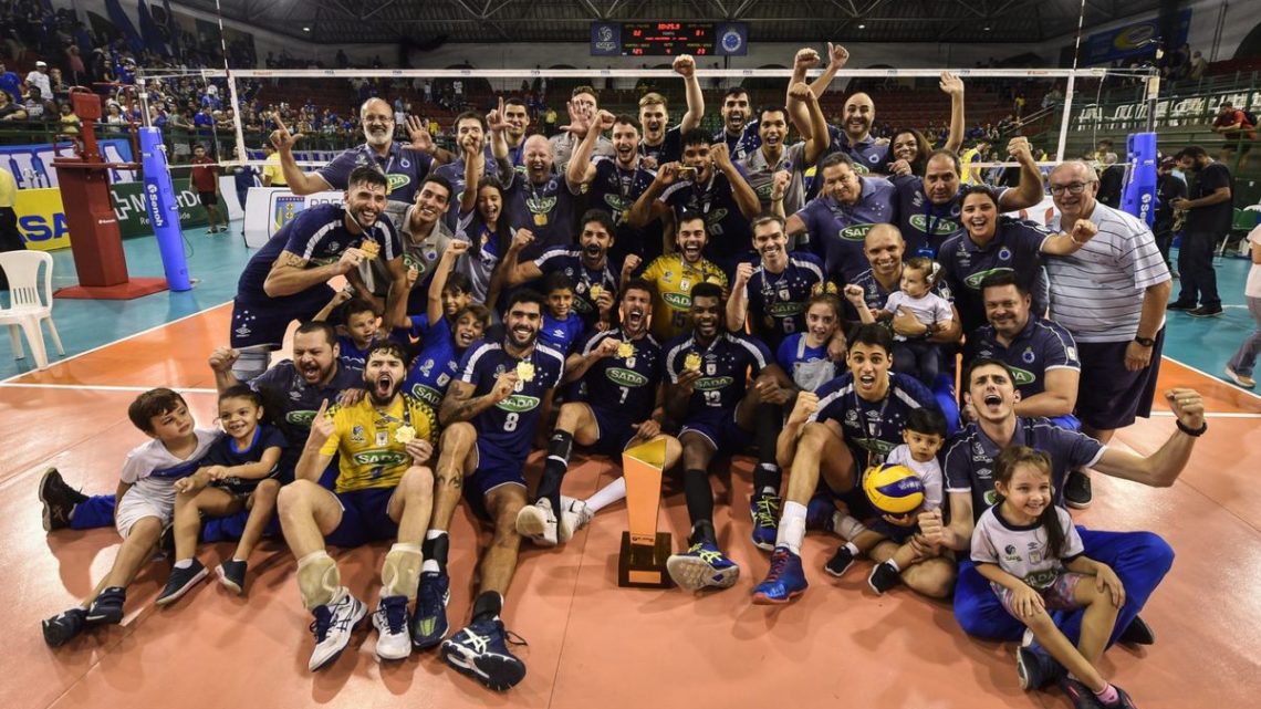Sada Cruzeiro Vôlei « heptacampeonato » : 7 fois vainqueurs du Championnat des Clubs Sud-Américains