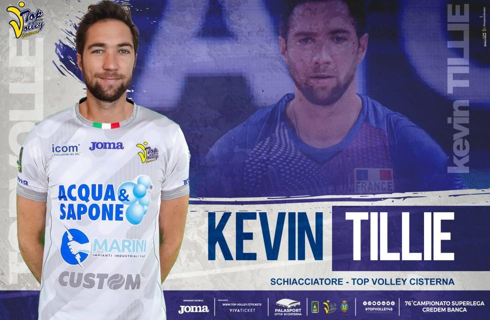 Le Réceptionneur-Attaquant Tricolore Kevin Tillie a signé avec un club italien pour la saison 2020-2021