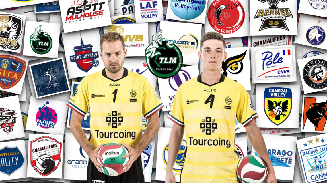 Tourcoing Lille Métropole Volley-Ball garde ses deux Julien au poste de libero pour la saison 2020-2021