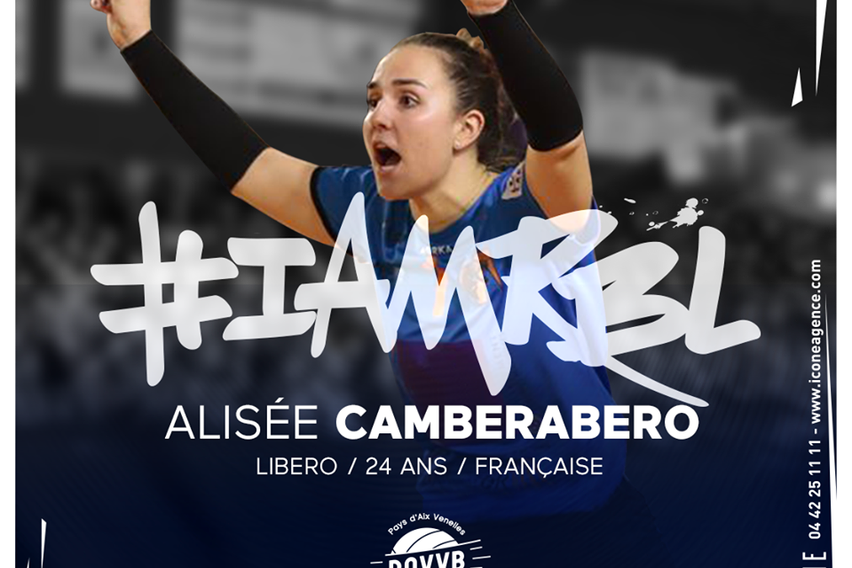 La libero française Alisée Camberabero arrive dans l’un des projets les plus ambitieux de la Ligue A Féminine au Pays d’Aix Venelles Volley-Ball