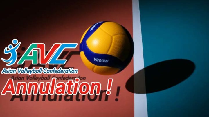 La Confédération de Volley-ball Asiatique (AVC) annule en masse toutes les compétitions 2020 de volley en salle et de beachvolley