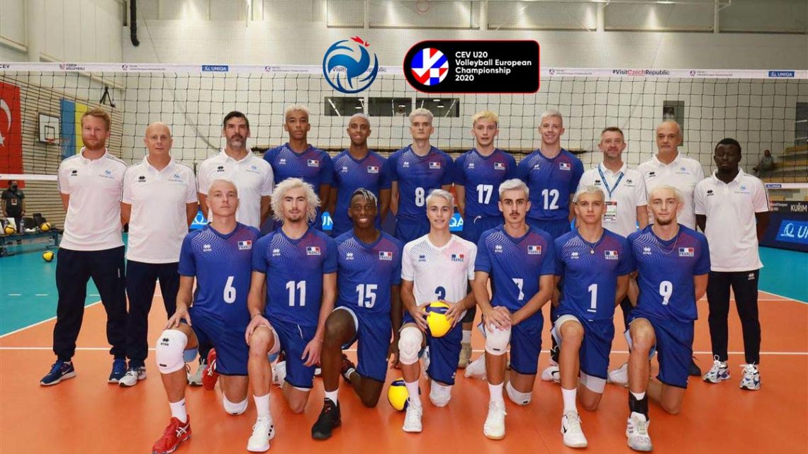 L’Equipe de France U20M gagne son premier match de l’EuroVolley 2020 contre la République Tchèque