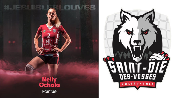 DEF : Nelly Ochala  une louve de Saint-Dié-des-Vosges Volley-ball qui a les crocs !