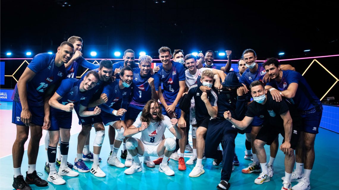 VNL 2021 : L’Equipe de France gagne au tie-break face à l’Allemagne