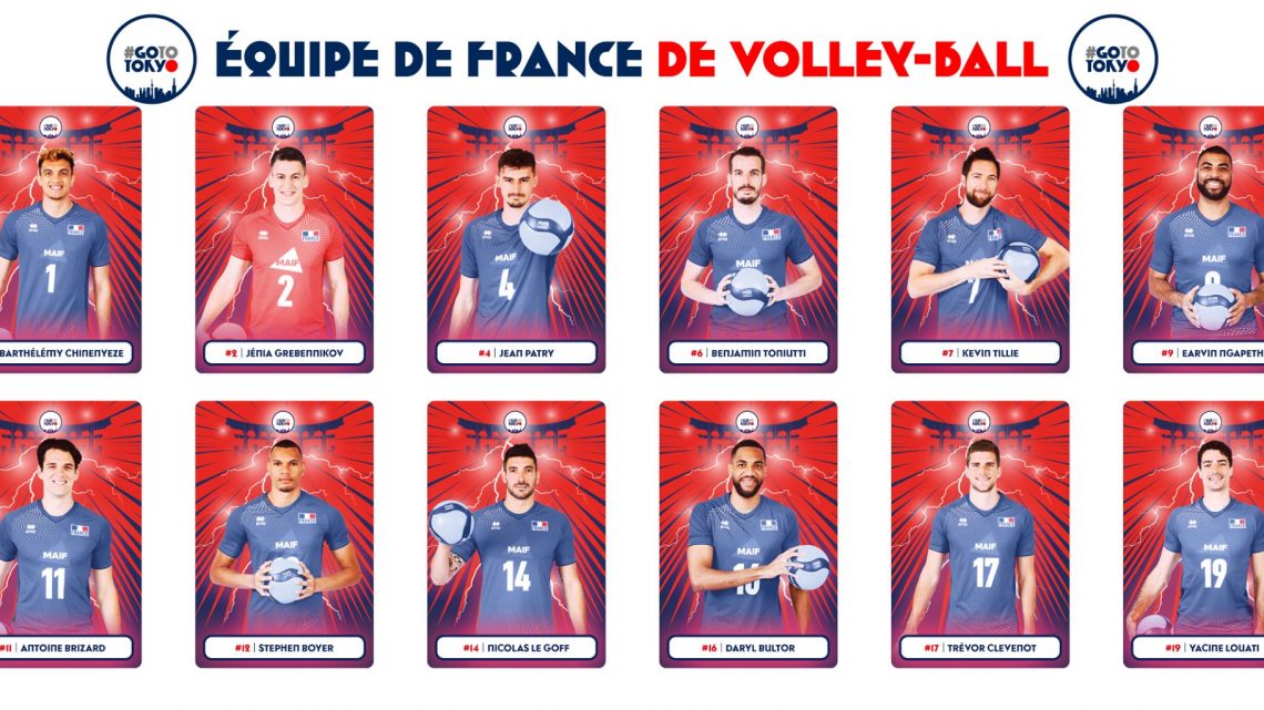 JO Tokyo : Les 12 joueurs de l’Equipe de France ont été dévoilés